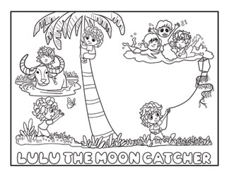 Lulu The Moon Catcher Coloring Page